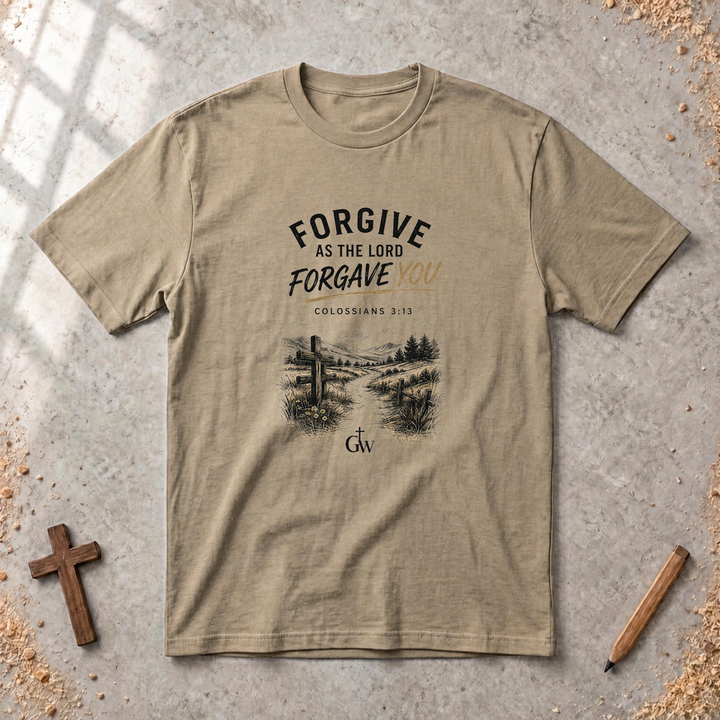 Forgive as the Lord Forgave You — Colossians 3:13 Christian T-Shirt
