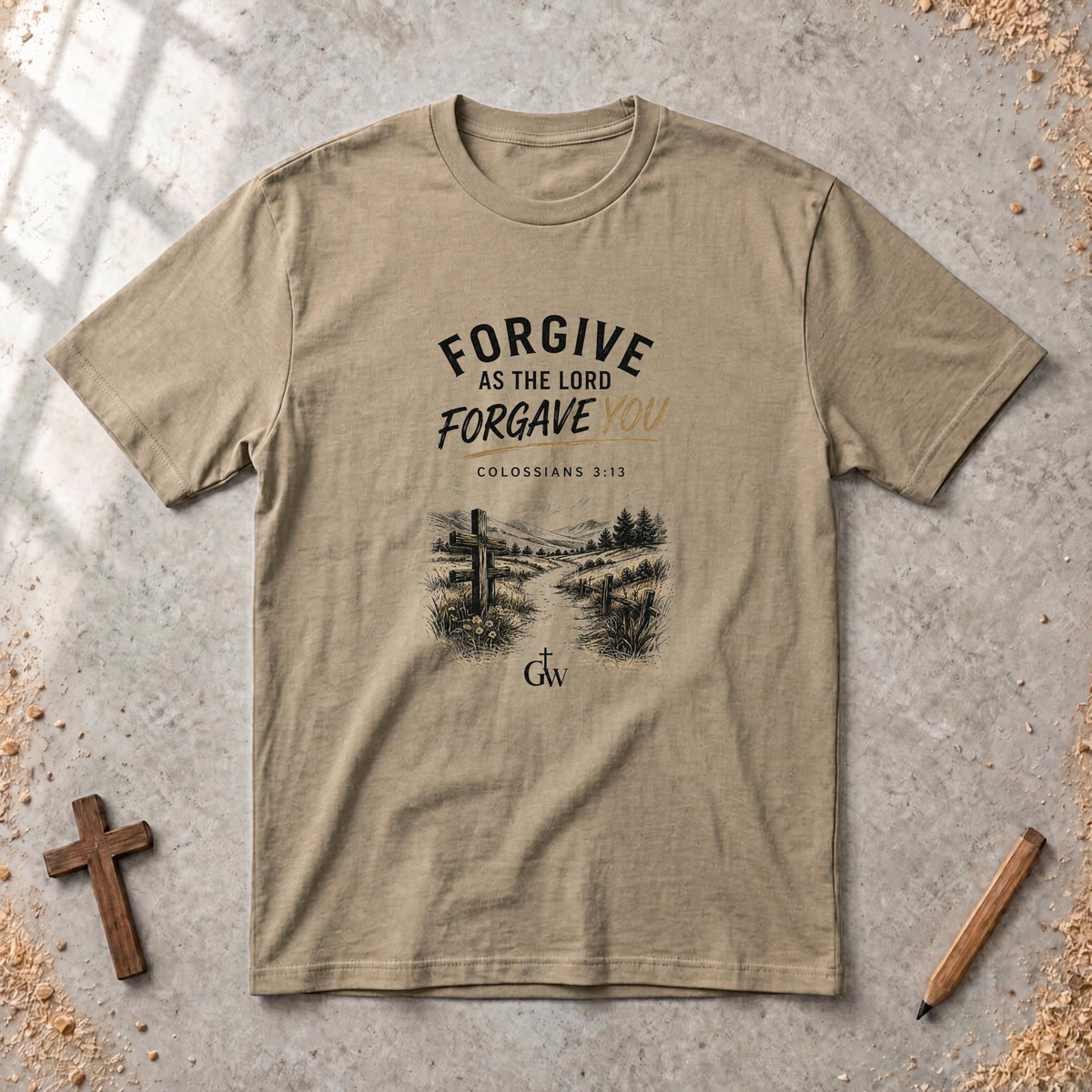 Forgive as the Lord Forgave You — Colossians 3:13 Christian T-Shirt