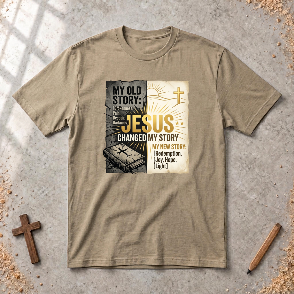 Jesus Changed My Story T-shirt