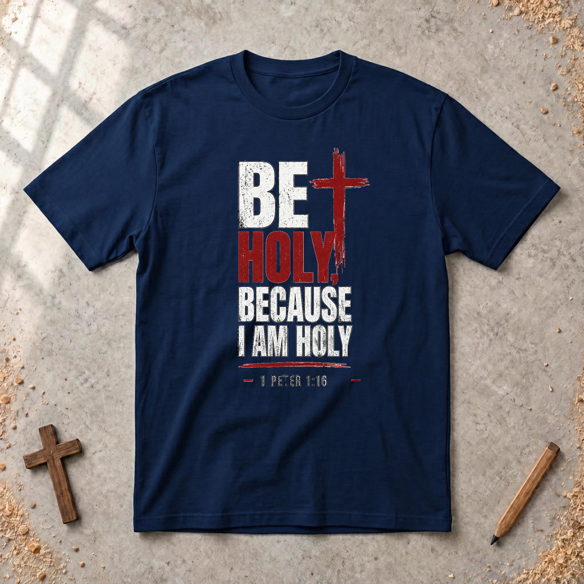Be Holy Because I Am - 1 Peter 1:16 Tshirt