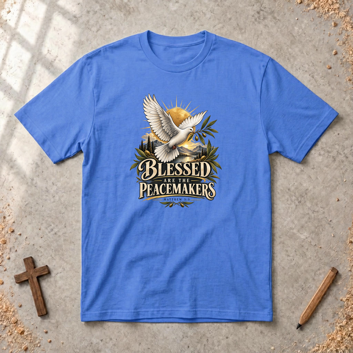 Blessed Are the Peacemakers — Matthew 5:9 Christian T-Shirt