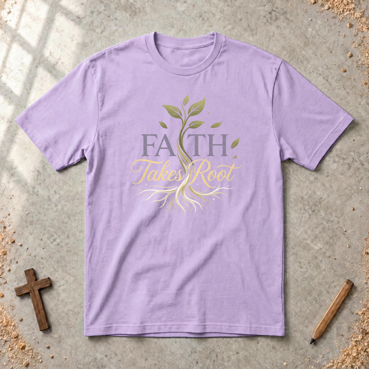 Faith Takes Root T-shirt