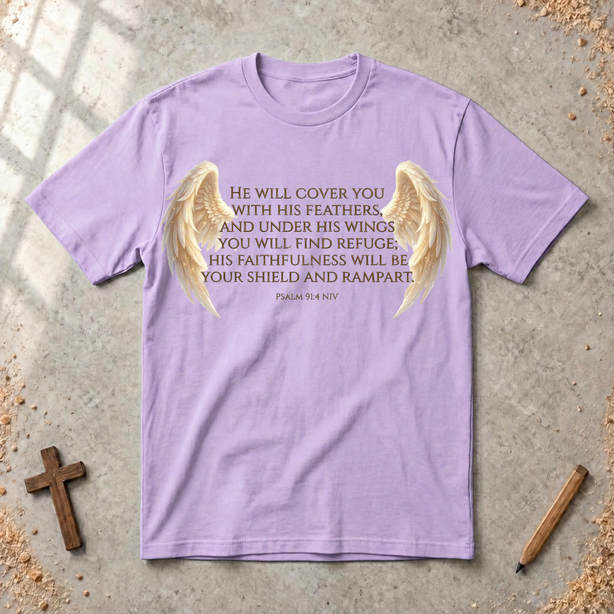 Psalm 91 Wings T-Shirt