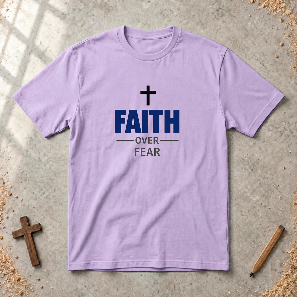 Faith over Fear-minimalist Tshirt