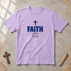 Faith over Fear-minimalist Tshirt