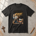 Serve First — Mark 10:45 - Christian Servant Leadership T-Shirt