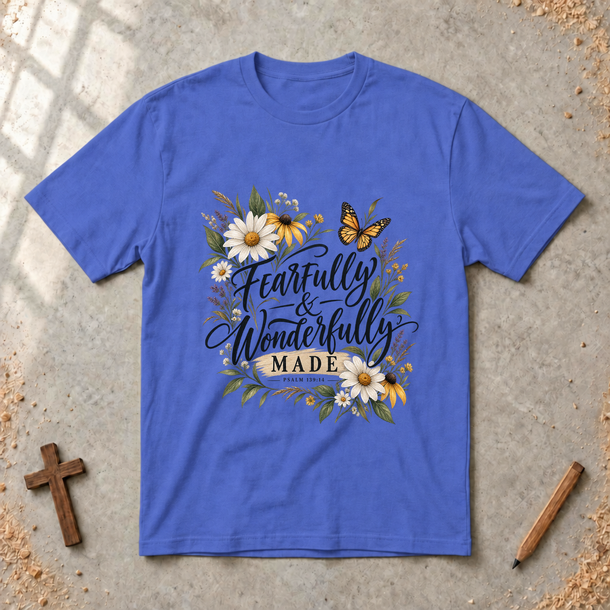 Fearfully and Wonderfully Made — Psalm 139:14 Christian T-Shirt