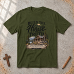Build the House on Truth — Matthew 7:24 Christian Family T-Shirt