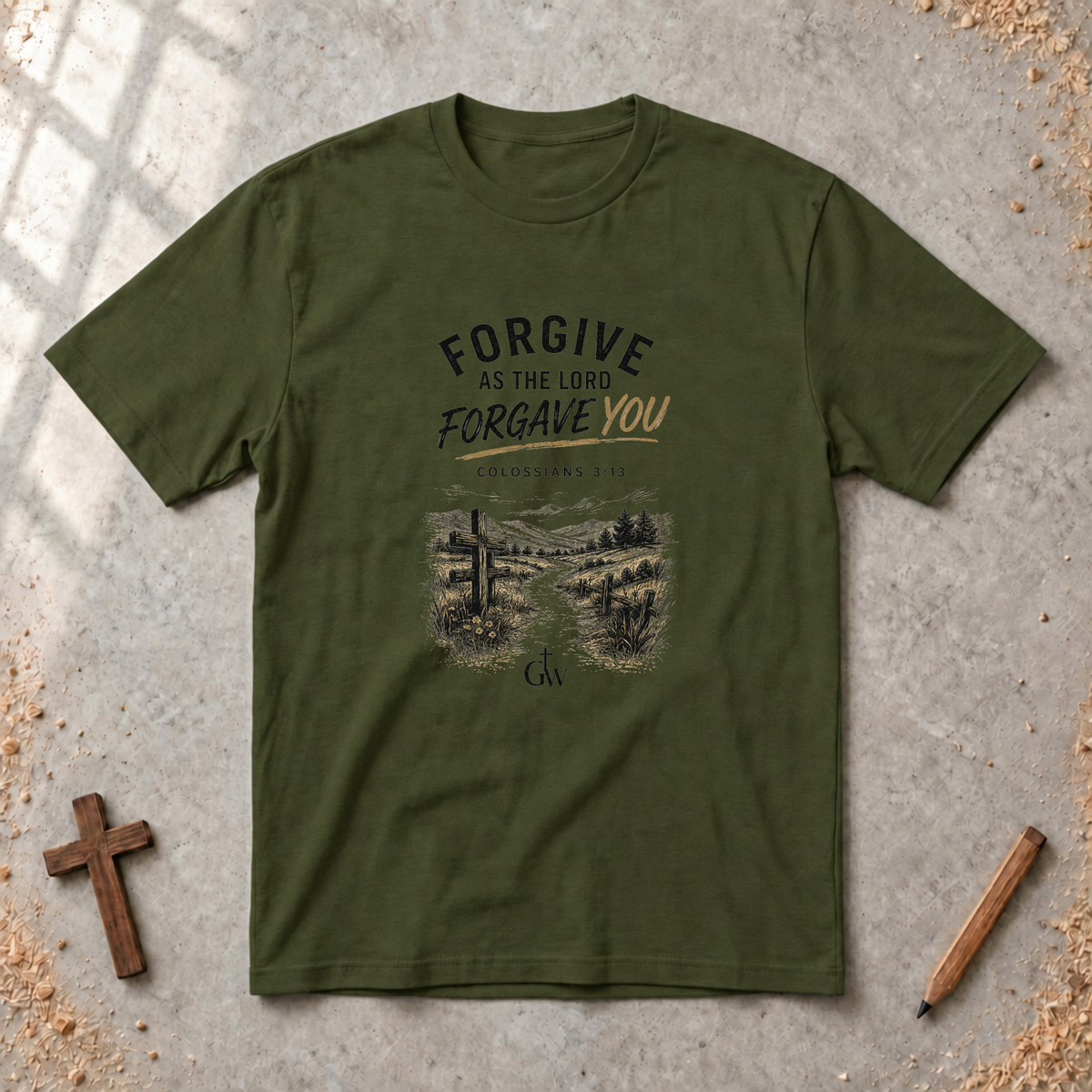 Forgive as the Lord Forgave You — Colossians 3:13 Christian T-Shirt