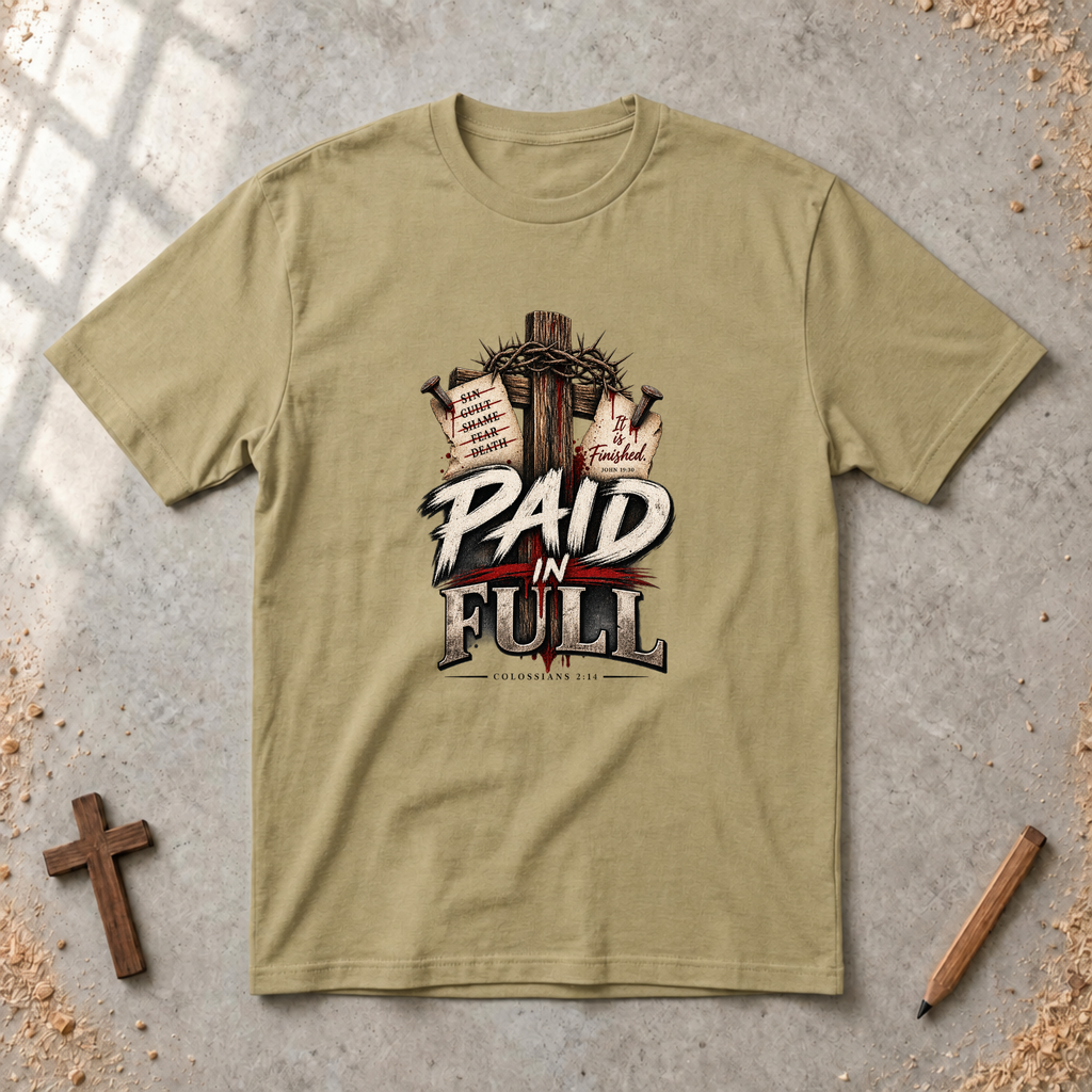 Paid in Full — Christian Gospel T-Shirt