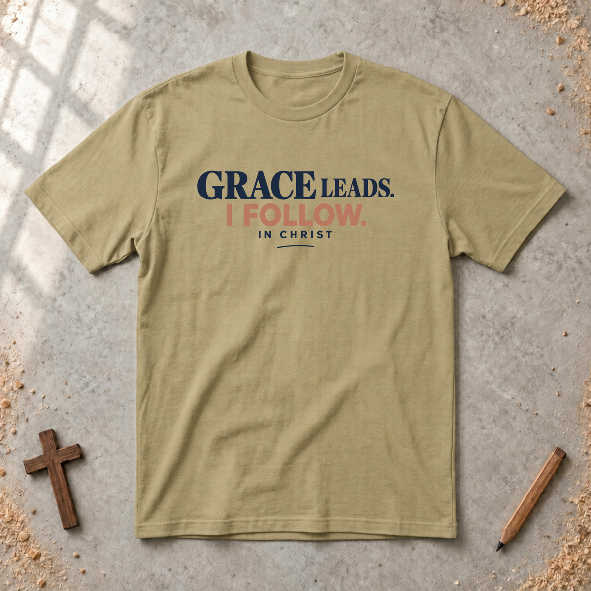 Grace Leads I Follow T-shirt