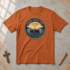 Cast Your Net — Luke 5:5 Christian Fishing T-Shirt