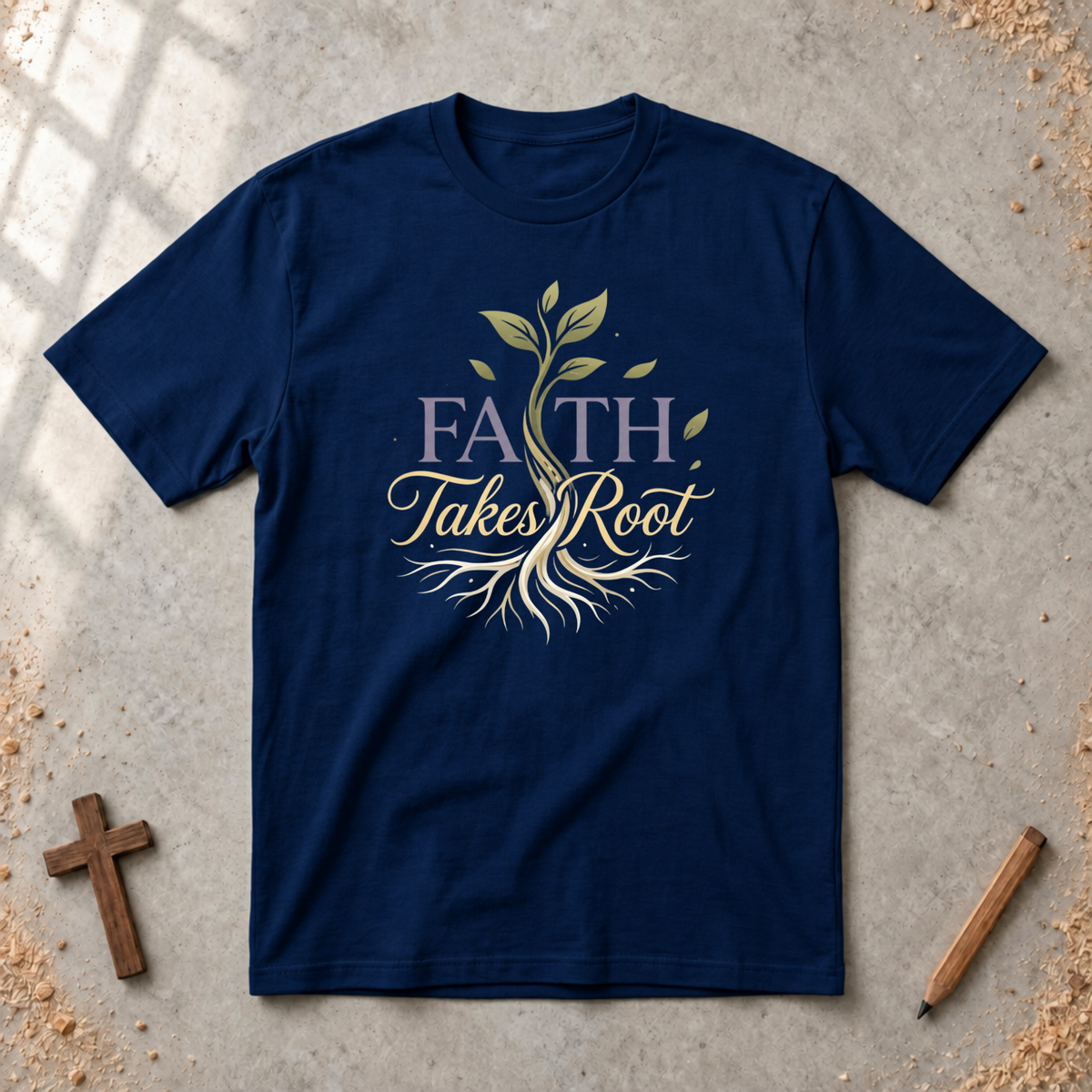 Faith Takes Root T-shirt