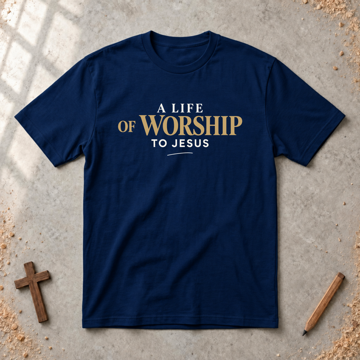 A Life of Worship To Jesus T-shirt
