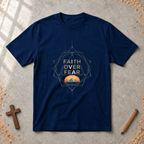 Faith over Fear-geometric Tshirt