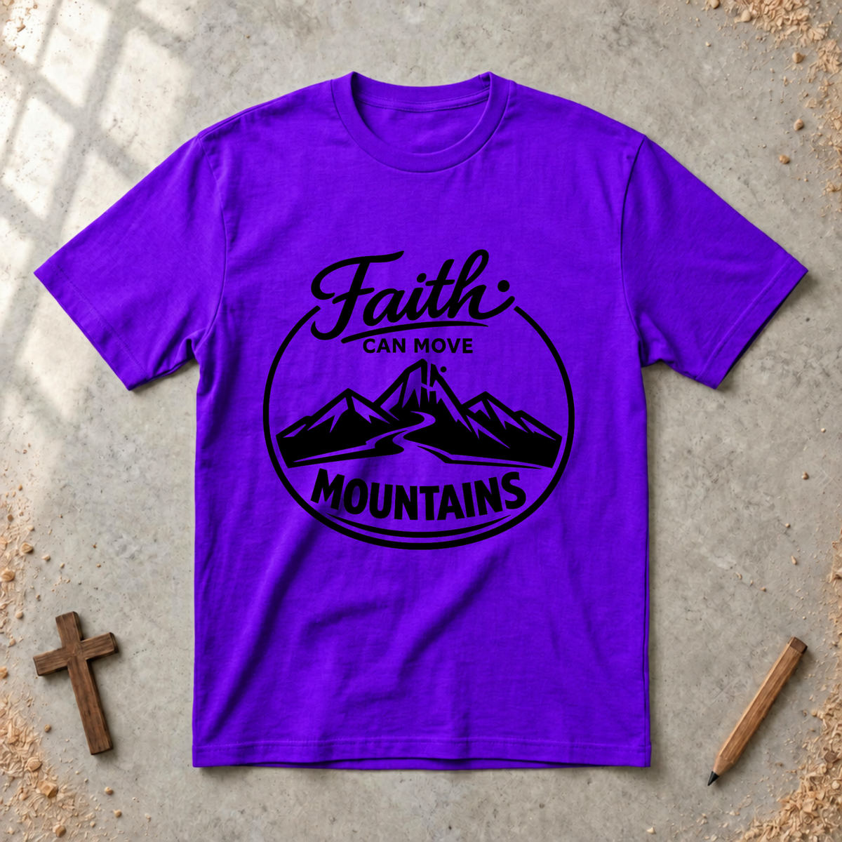 Faith Can Move Mountains Tshirt