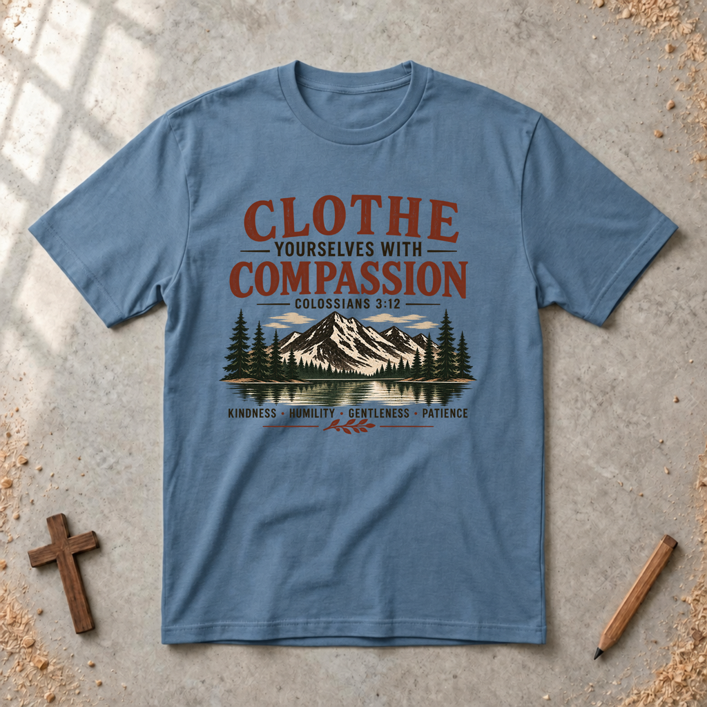 Clothe Yourselves With Compassion - Colossians 3:12 T-shirt