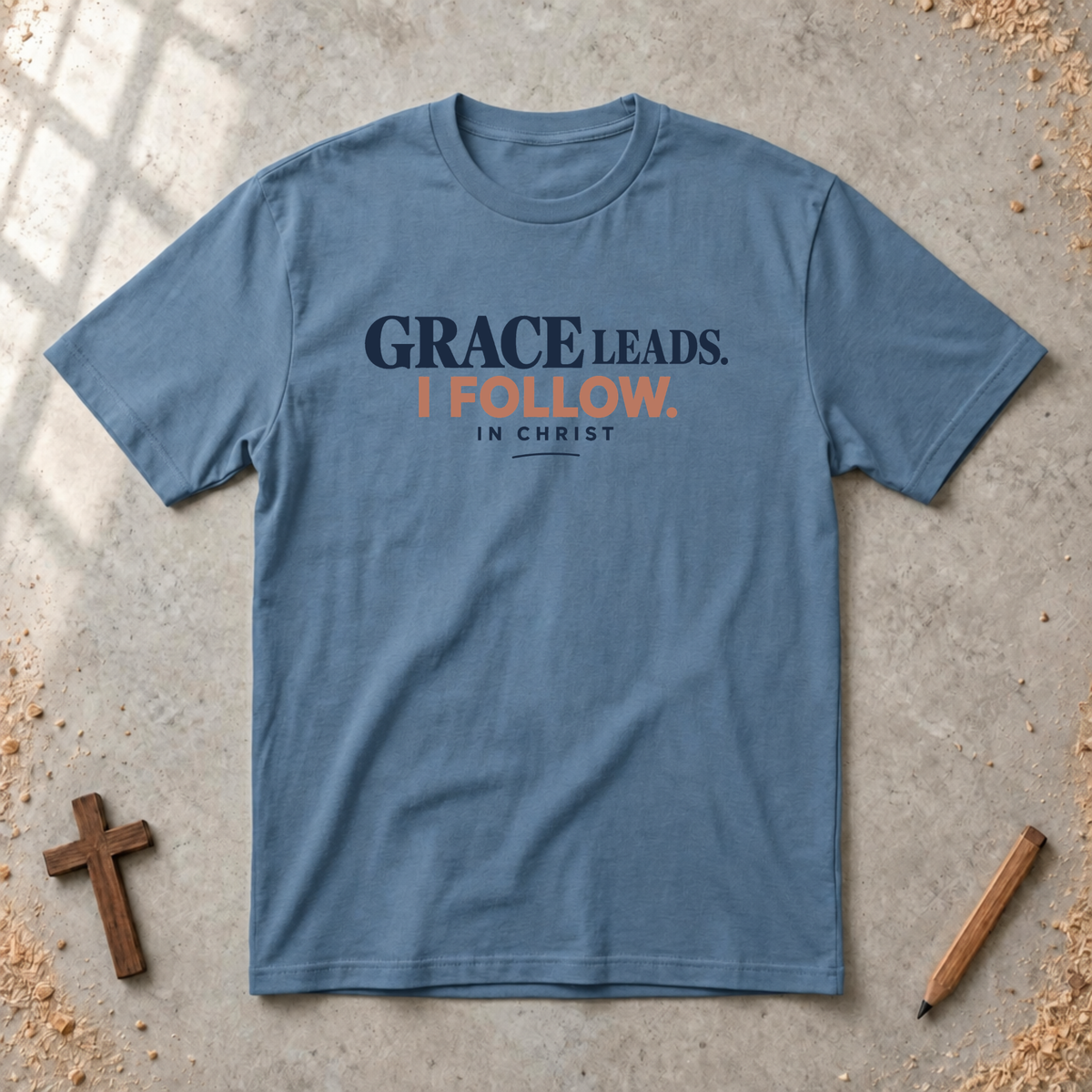 Grace Leads I Follow T-shirt