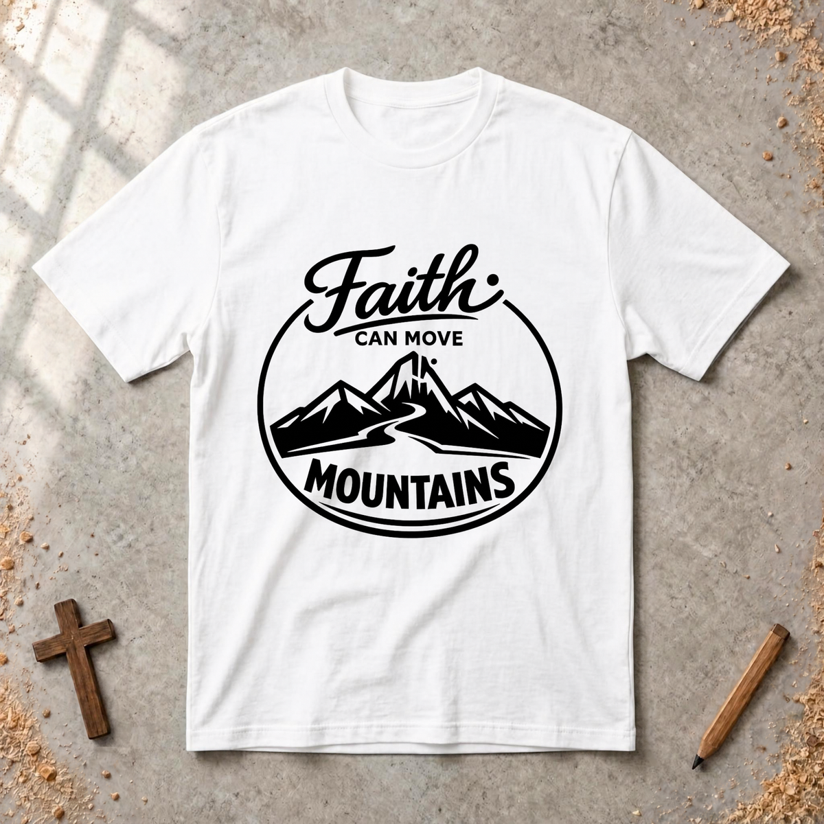 Faith Can Move Mountains Tshirt