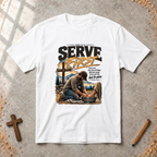 Serve First — Mark 10:45 - Christian Servant Leadership T-Shirt