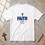 Faith over Fear-minimalist Tshirt