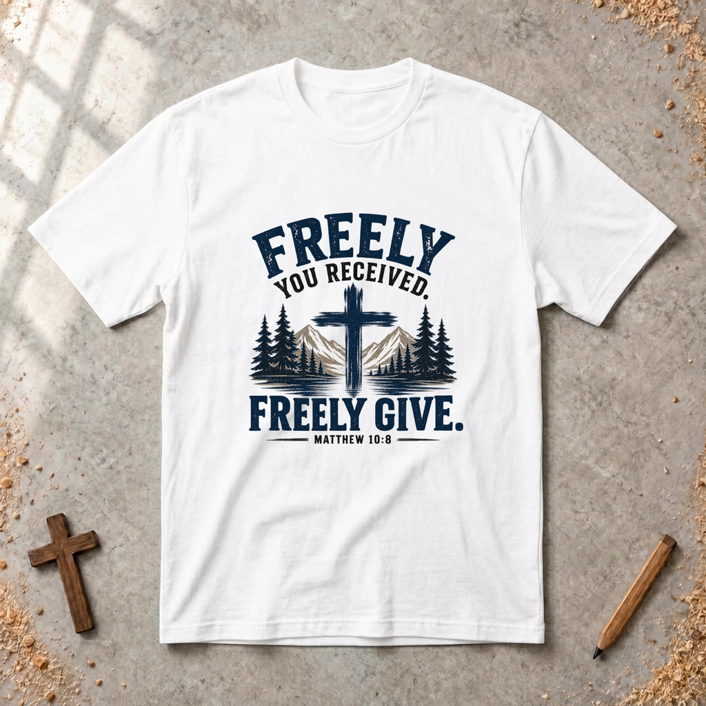 Freely You Received. Freely Give - Matthew 10:8 T-shirt