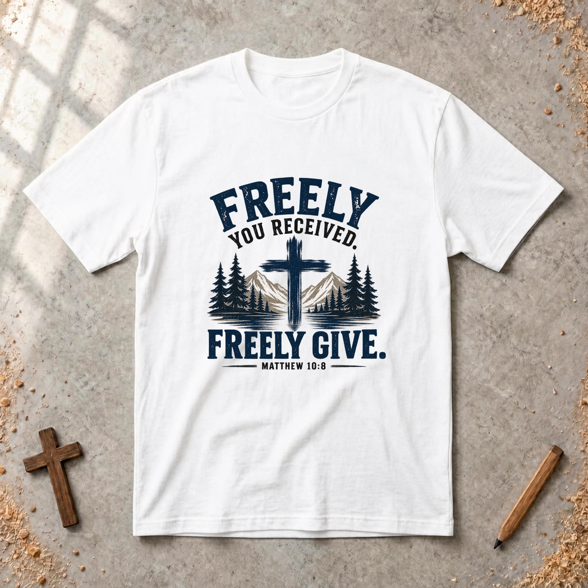Freely You Received. Freely Give - Matthew 10:8 T-shirt