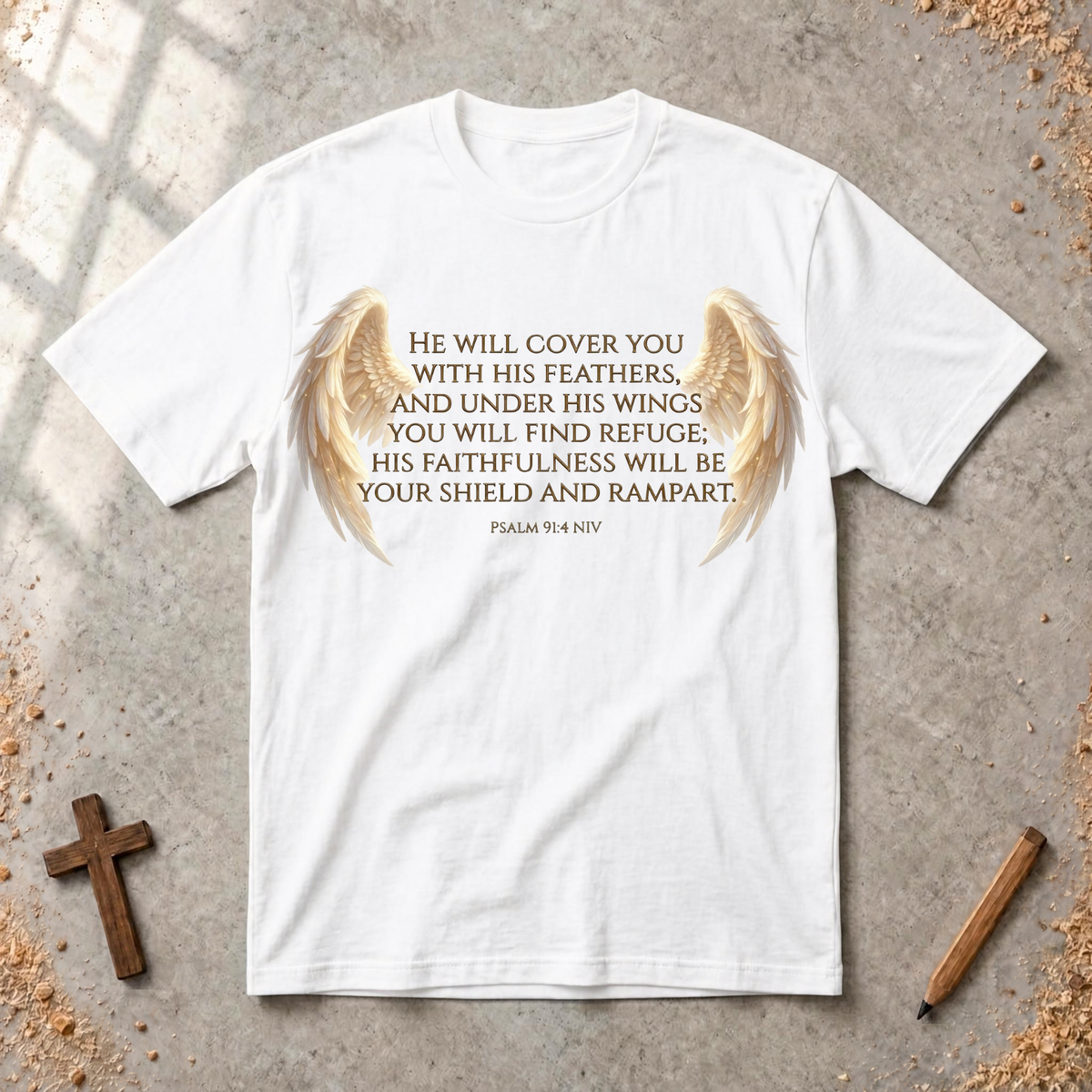Psalm 91 Wings T-Shirt
