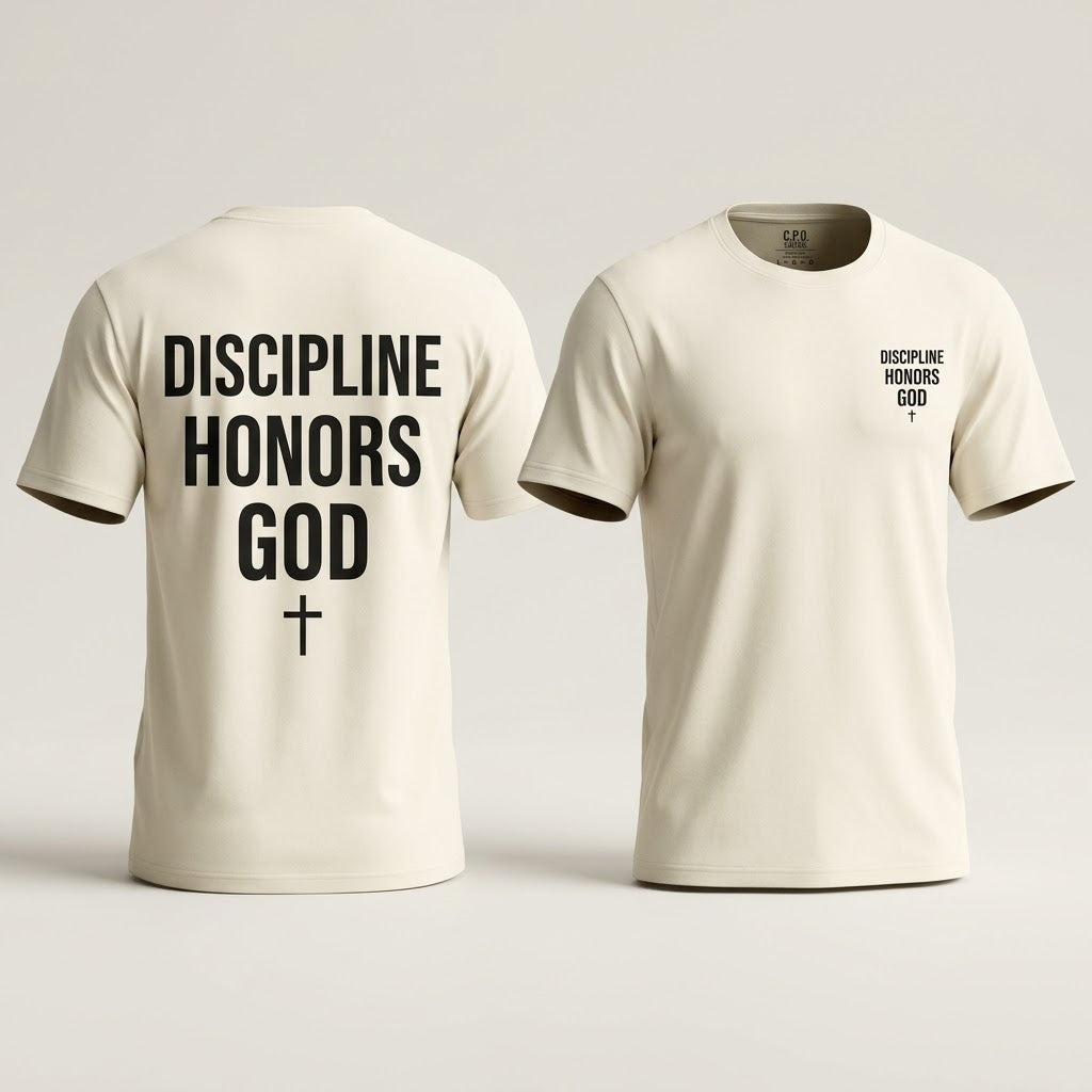 Discipline Honors God (Light) T-shirt